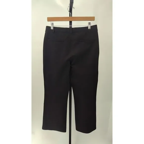 Quince Womens Ultra-Stretch Ponte Bootcut Pants Black L - Picture 3 of 3